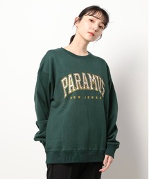 【CHICHI】PARAMUS MINNESOTA LOGO / パラマス ミネソタ アーチロゴ 配色刺繍 クルーネック スウェット