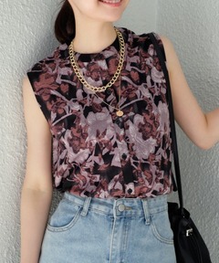 asymmetry tulle tops（シャツ/ブラウス）｜NOTREemor