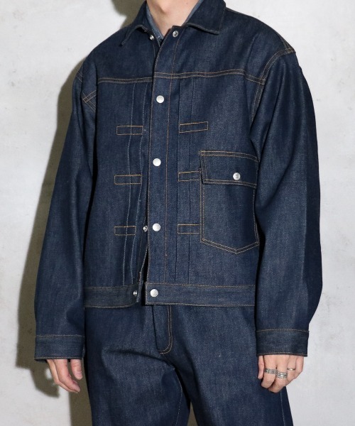PENNEY'S FOREMOST / ペニーズフォアモスト PLEATS JACKET 1ST RIGID