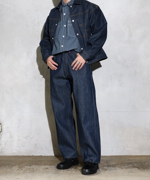 PENNEY'S FOREMOST / ペニーズフォアモスト PLEATS JACKET 1ST RIGID