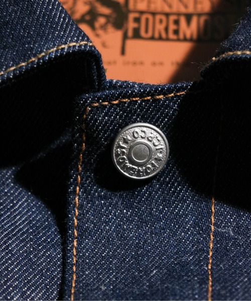 PENNEYS（ぺニーズ）の「PENNEY'S FOREMOST / ペニーズフォアモスト PLEATS JACKET 1ST RIGID リジッドデニム デニムジャケット プリーツ（デニムジャケット・メンズ・インディゴブルー・42/44）」の7枚目の写真