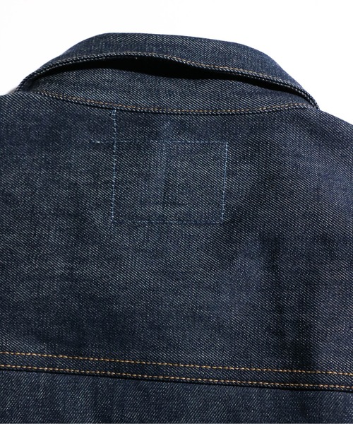 PENNEYS（ぺニーズ）の「PENNEY'S FOREMOST / ペニーズフォアモスト PLEATS JACKET 1ST RIGID リジッドデニム デニムジャケット プリーツ（デニムジャケット・メンズ・インディゴブルー・42/44）」の15枚目の写真