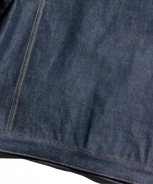 PENNEYS（ぺニーズ）の「PENNEY'S FOREMOST / ペニーズフォアモスト PLEATS JACKET 1ST RIGID リジッドデニム デニムジャケット プリーツ（デニムジャケット・メンズ・インディゴブルー・42/44）」の16枚目の写真