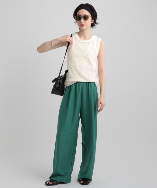 GEORGE'S（ジョージズ）の「レースタンクトップ（タンクトップ・レディース・アイボリー/ブラック/レッド系その他・MEDIUM/SMALL）」の10枚目の写真