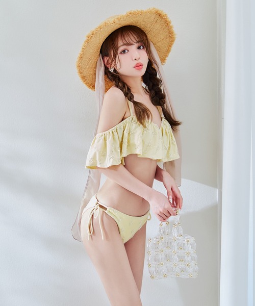 【価格破壊‼️定価14850円】マーキュリーデュオ レースフリルビキニ PK Amazon.co.jp: [マーキュリーデュオ] 婦人水着 フリルデザイン
