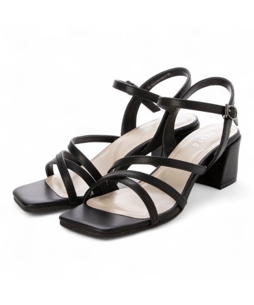 Pitti（ピッティ）の「【WEB限定】アシンメトリークロスサンダル（サンダル・レディース・ゴールド/ブラック/シルバー・L/M/S）」の15枚目の写真