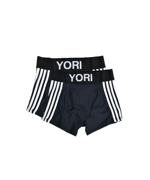 yori sport ボクサーパンツ s YORI SPORT V2 5STRIPE COMPRESSION BRIEFS (2PACK)（ボクサー