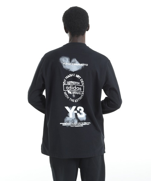 Y-3 ワイスリー long sleeve shirt ブランドロゴ　ロングt 楽天市場】Y-3 ワイスリー メンズ Tシャツ Y-3 GRAPHIC LOGO
