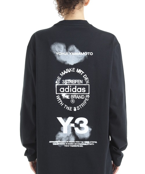 Y-3 GRAPHIC LONG SLEEVE TEE（Tシャツ/カットソー）｜Y-3