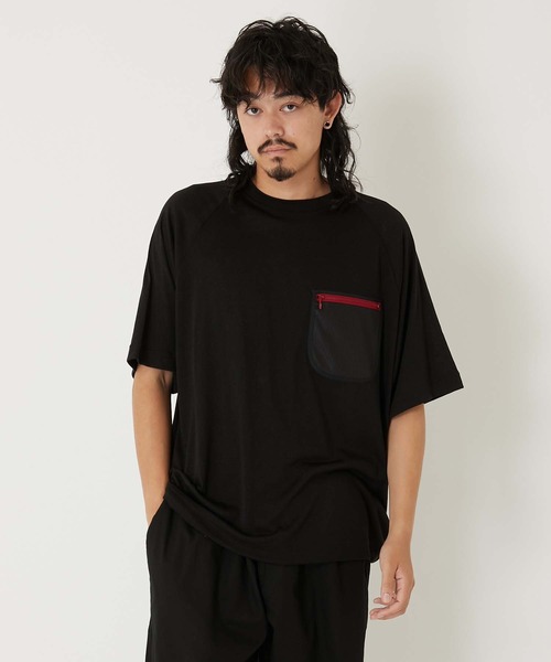 ハリウッドランチマーケット　ラグランTシャツ ハリウッドランチマーケット ラグランスリーブ Tシャツ サイズ0