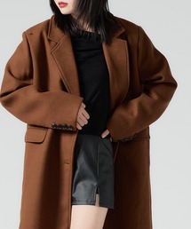 Chick(`bN)Fake Melton Chester Coat / tFCNg`FX^[tB[hR[g(`FX^[R[g)