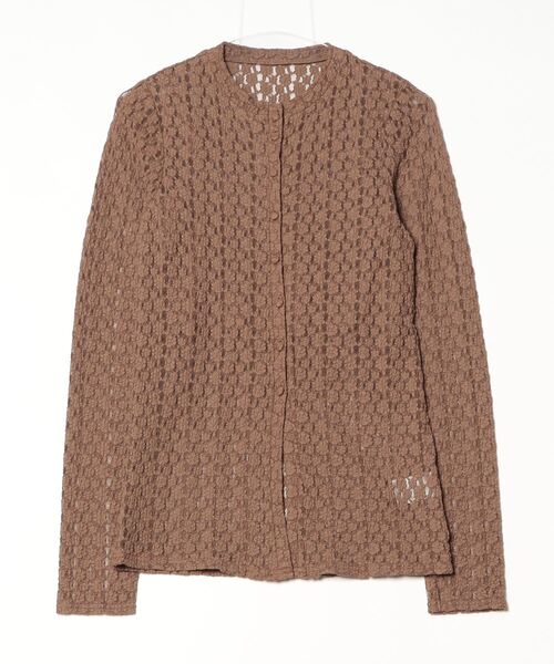 Per sist ence（パーシエンス）の「フラワーレースブラウス／レイヤードビスチェセットトップス（シャツ/ブラウス・レディース・ブラック/ブラウン/アイボリー・ONE SIZE）」の6枚目の写真