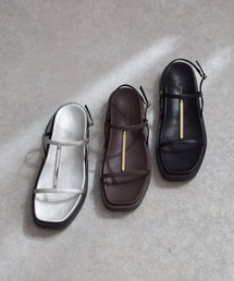 tukn. | 厚底メタルパーツサンダル 軽量厚底(サンダル)