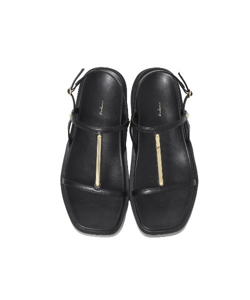 tukn.(トゥクン)の「厚底メタルパーツサンダル 軽量厚底(サンダル・レディース・ブラウン/シルバー/ブラック・M/S/L/LL)」の16枚目の写真