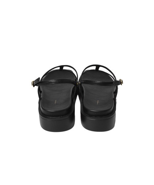 tukn.(トゥクン)の「厚底メタルパーツサンダル 軽量厚底(サンダル・レディース・ブラウン/シルバー/ブラック・M/S/L/LL)」の19枚目の写真