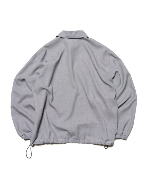 SOPHNET.(ソフネット)の「WASHABLE SUMMER WOOL POLO SHIRT(ポロシャツ・メンズ・ブラック/A/ブラウン・1/2/3/4)」の8枚目の写真