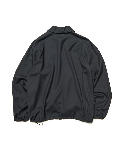 SOPHNET.(ソフネット)の「WASHABLE SUMMER WOOL POLO SHIRT(ポロシャツ・メンズ・ブラック/A/ブラウン・1/2/3/4)」の11枚目の写真