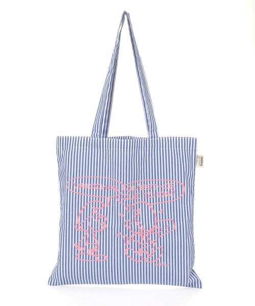 studio CLIP（スタディオクリップ）の「ストライプトート[スマーフコラボ]（トートバッグ・レディース・その他1/その他2・FREE）」の2枚目の写真