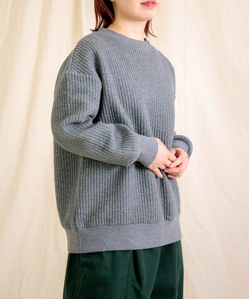 prit] コールキルト クルーネックプルオーバー | Domingo（ドミンゴ