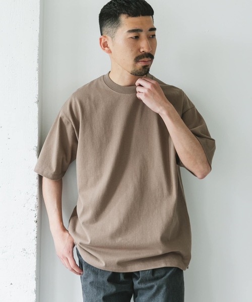 URBAN RESEARCH DOORS（アーバンリサーチドアーズ）の「10オンス クルーネックショートスリーブTシャツ（Tシャツ/カットソー・メンズ・スミクロ/グリーン系その他/ベージュ/オフホワイト・MEDIUM/LARGE/X-LARGE）」の15枚目の写真