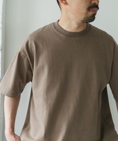URBAN RESEARCH DOORS（アーバンリサーチドアーズ）の「10オンス クルーネックショートスリーブTシャツ（Tシャツ/カットソー・メンズ・スミクロ/グリーン系その他/ベージュ/オフホワイト・MEDIUM/LARGE/X-LARGE）」の18枚目の写真