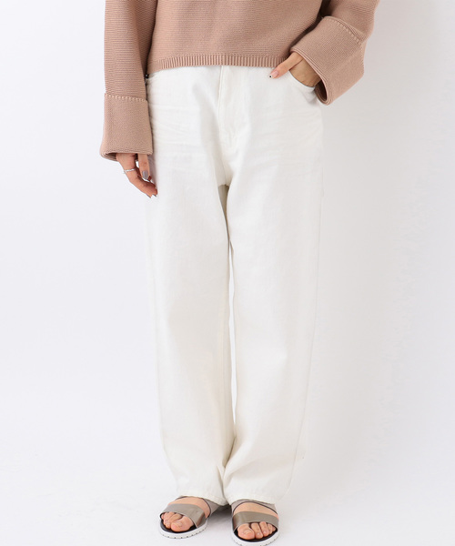 Another Edition(アナザーエディション)の「ボーイズデニムパンツ/ AEBC BOYS DNM PT◆(デニムパンツ・レディース・ターコイズブルー/オフホワイト・MEDIUM/SMALL)」の1枚目の写真