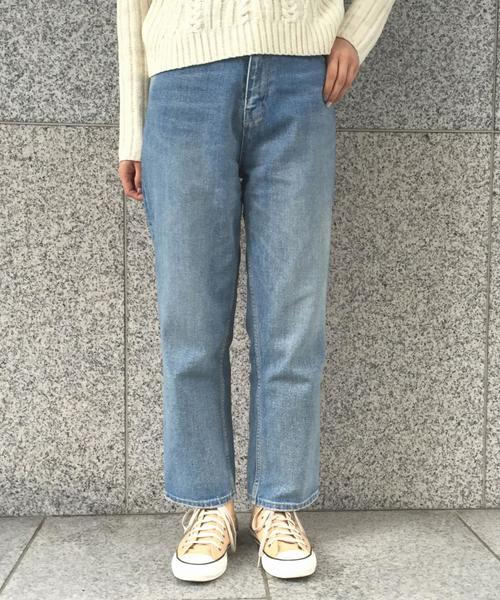 Another Edition(アナザーエディション)の「ボーイズデニムパンツ/ AEBC BOYS DNM PT◆(デニムパンツ・レディース・ターコイズブルー/オフホワイト・MEDIUM/SMALL)」の14枚目の写真