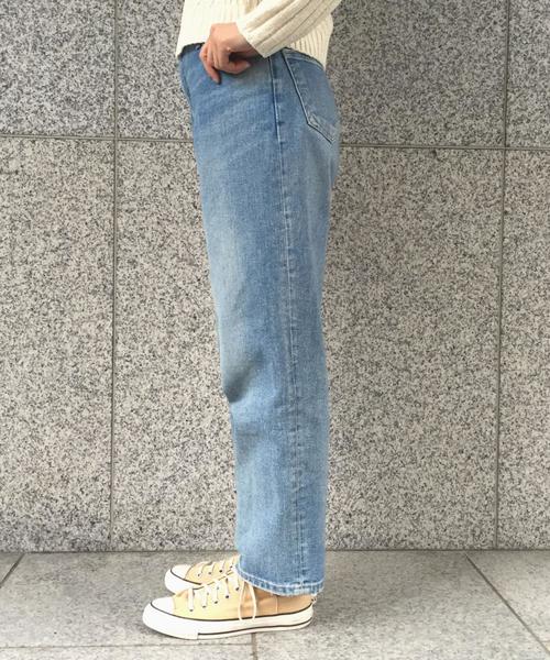 Another Edition(アナザーエディション)の「ボーイズデニムパンツ/ AEBC BOYS DNM PT◆(デニムパンツ・レディース・ターコイズブルー/オフホワイト・MEDIUM/SMALL)」の15枚目の写真