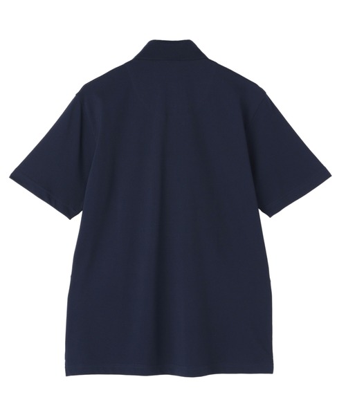 TOKYO SHIRTS(トウキョウシャツ)の「ビズポロ 接触冷感 リブカラー 半袖ポロシャツ(ポロシャツ・メンズ・ネイビー・M/L/LL/XL)」の2枚目の写真