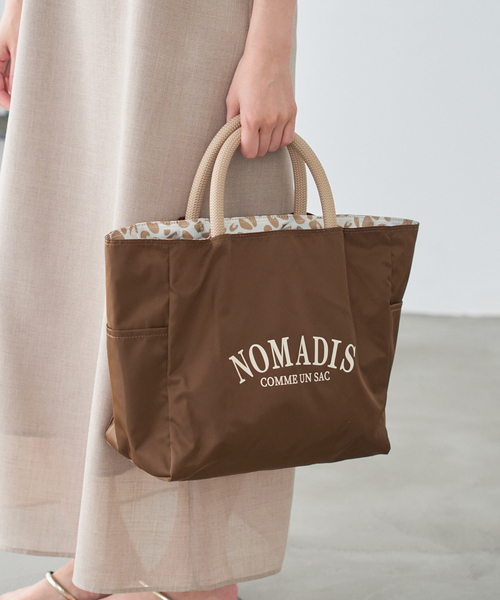 IENA（イエナ）の「NOMADIS/ノマディス 別注 SAC2 W/16 リバーシブルトートバッグ（トートバッグ・レディース・ブラック/ベージュ/ブラウン・FREE）」の10枚目の写真