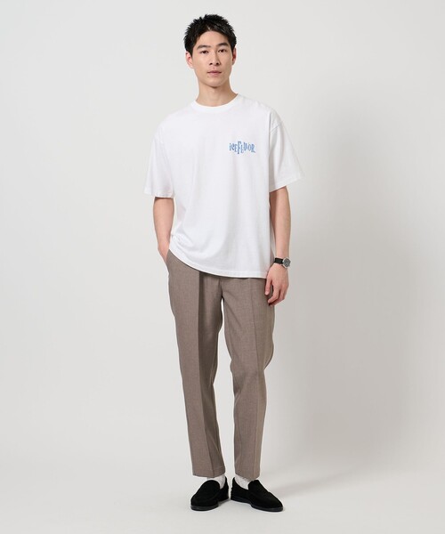 ポリエステル シャークスキン オルマイ イージーパンツ  ストレッチ・防シワ green label relaxing パンツ ポリエステル シャーク オルマイ