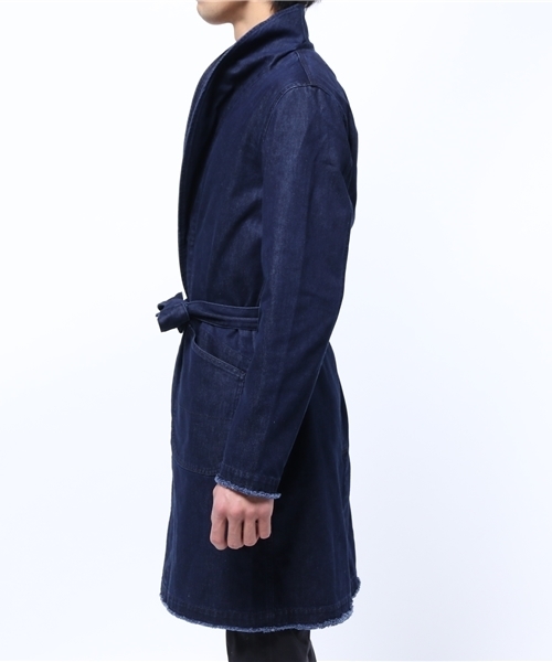 SENSE OF PLACE by URBAN RESEARCH（センスオブプレイスバイアーバンリサーチ）の「【B】デニムガウン（その他アウター・メンズ・インディゴブルー・L/M）」の2枚目の写真