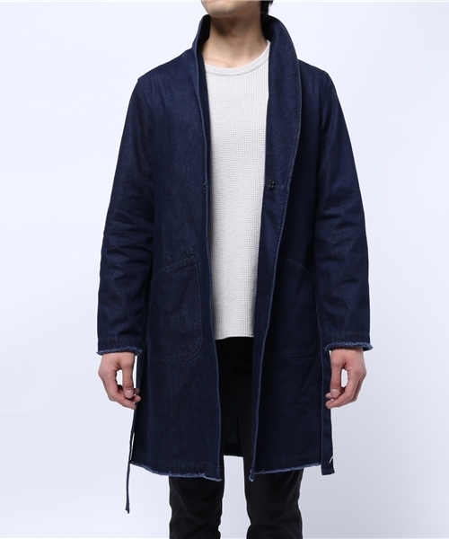 SENSE OF PLACE by URBAN RESEARCH（センスオブプレイスバイアーバンリサーチ）の「【B】デニムガウン（その他アウター・メンズ・インディゴブルー・L/M）」の4枚目の写真