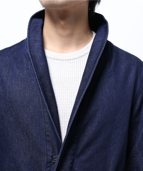 SENSE OF PLACE by URBAN RESEARCH（センスオブプレイスバイアーバンリサーチ）の「【B】デニムガウン（その他アウター・メンズ・インディゴブルー・L/M）」の5枚目の写真