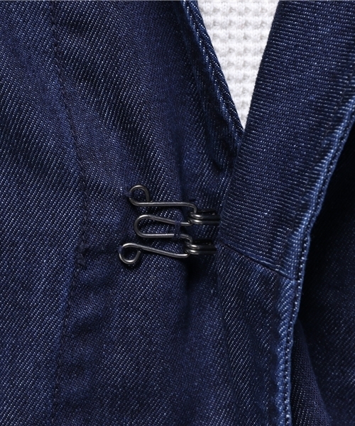 SENSE OF PLACE by URBAN RESEARCH（センスオブプレイスバイアーバンリサーチ）の「【B】デニムガウン（その他アウター・メンズ・インディゴブルー・L/M）」の9枚目の写真