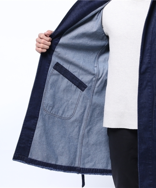 SENSE OF PLACE by URBAN RESEARCH（センスオブプレイスバイアーバンリサーチ）の「【B】デニムガウン（その他アウター・メンズ・インディゴブルー・L/M）」の10枚目の写真