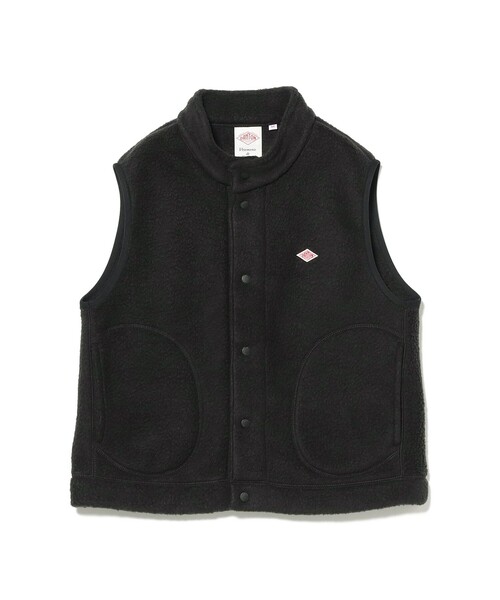 DANTON / DOUBLE FACE BOA STAND COLLAR（ベスト）｜DANTON（ダントン