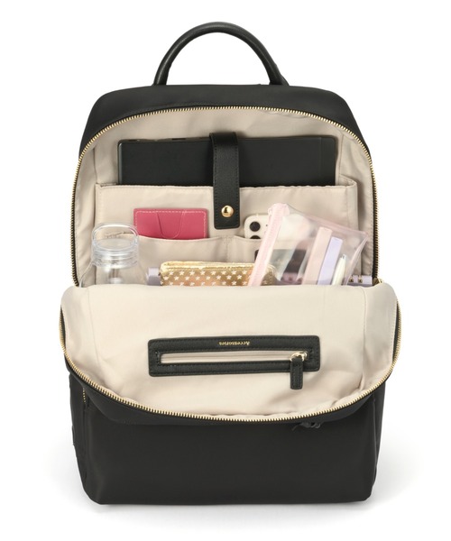 Jewelna Rose(ジュエルナローズ)の「フレイヤ・リュック2 エアリィ A4ゆったりサイズ 16261(バックパック/リュック・レディース・ブラック/グレイッシュベージュ/ライトピンク・FREE)」の21枚目の写真
