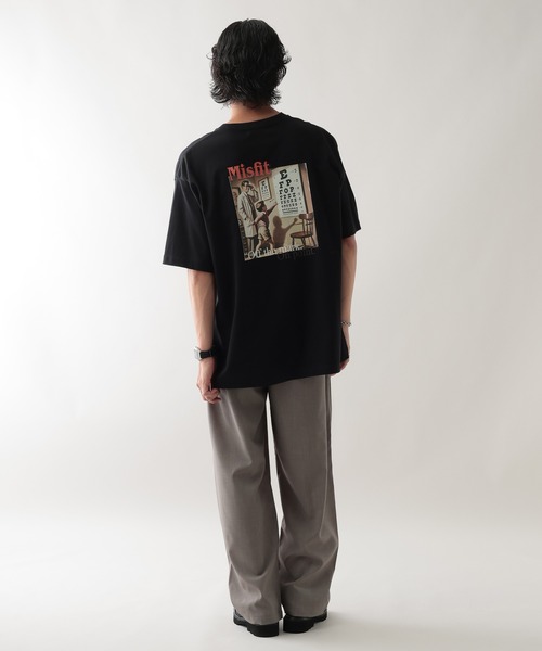 RAGEBLUE(レイジブルー)の「レトロフォトプリントTシャツ(Tシャツ/カットソー・メンズ・ホワイト/ベージュ系その他2/ブラック・MEDIUM/LARGE)」の10枚目の写真