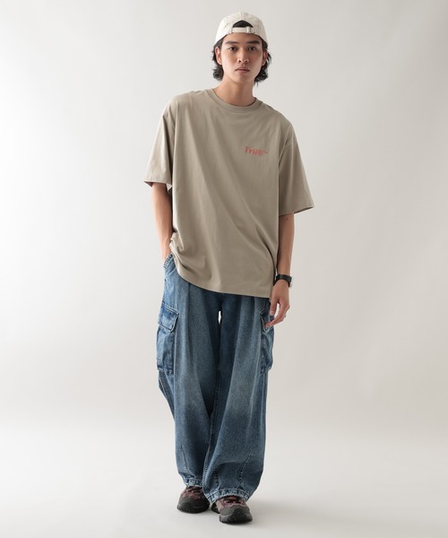RAGEBLUE(レイジブルー)の「レトロフォトプリントTシャツ(Tシャツ/カットソー・メンズ・ホワイト/ベージュ系その他2/ブラック・MEDIUM/LARGE)」の13枚目の写真