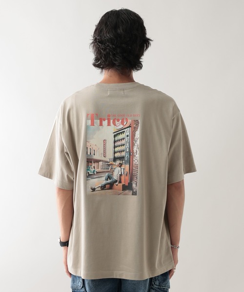 RAGEBLUE(レイジブルー)の「レトロフォトプリントTシャツ(Tシャツ/カットソー・メンズ・ホワイト/ベージュ系その他2/ブラック・MEDIUM/LARGE)」の19枚目の写真