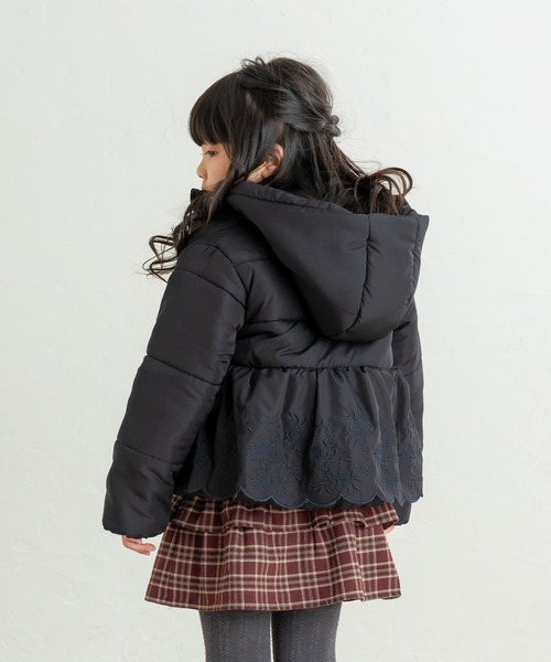 中綿ジャケット(フード取り外し可)（その他アウター）｜la poche
