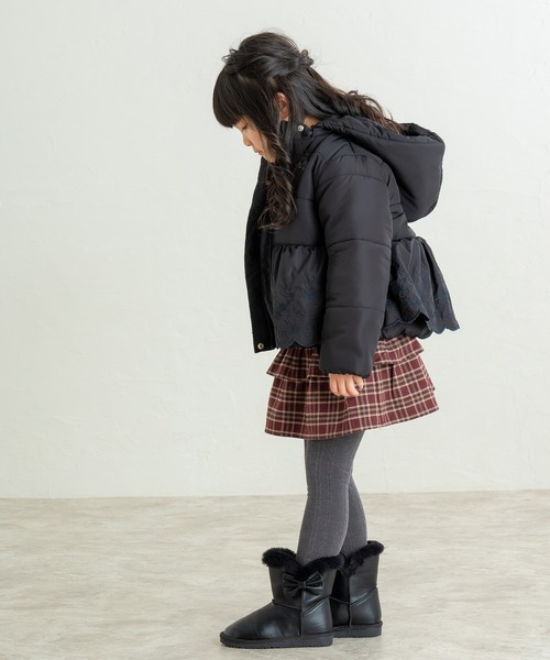 中綿ジャケット(フード取り外し可)（その他アウター）｜la poche