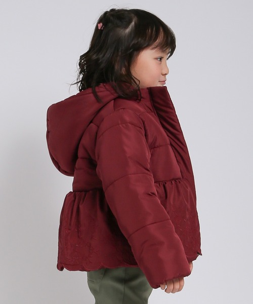 フード取り外しパフィジャケット♡美品 STRAWBERRY-FIELDS ダウンコート ダウンジャケット フード