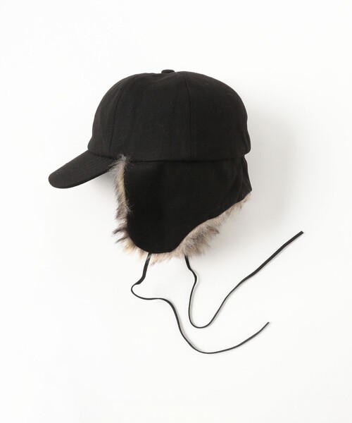B:MING by BEAMS（ビーミングバイビームス）の「ヘリンボーン フライト キャップ（キャップ・レディース・ブラック/ブラウン系その他・ONE SIZE）」の6枚目の写真