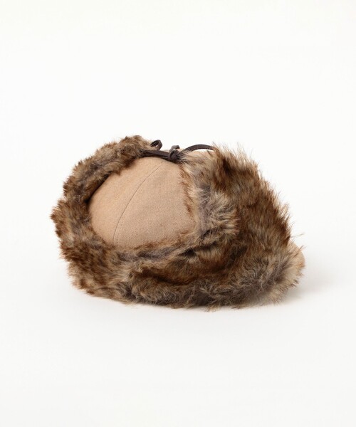 B:MING by BEAMS（ビーミングバイビームス）の「ヘリンボーン フライト キャップ（キャップ・レディース・ブラック/ブラウン系その他・ONE SIZE）」の8枚目の写真