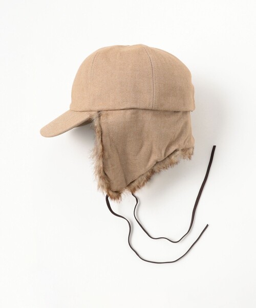 B:MING by BEAMS（ビーミングバイビームス）の「ヘリンボーン フライト キャップ（キャップ・レディース・ブラック/ブラウン系その他・ONE SIZE）」の11枚目の写真