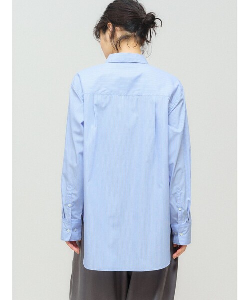 MIDIUMISOLID(ミディウミソリッド)の「MIDIUMISOLID for Ladies ベーシックシャツ(シャツ/ブラウス・レディース・ピンク/ライトブルー/ブラック/オフホワイト・FREE)」の17枚目の写真