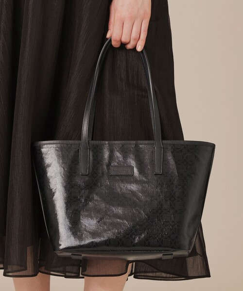 MACKINTOSH LONDON（マッキントッシュ ロンドン）の「【婦人画報11月号掲載】ミニリュートートバッグ（トートバッグ・レディース・グリーン/ピンク/ブラック/ベージュ・FREE）」の5枚目の写真