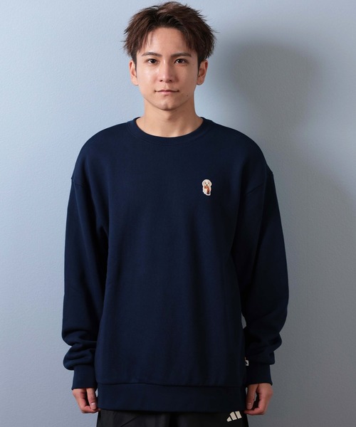 adidas/アディダス スウェット/トレーナー 熊刺繍 ワンポイント SH673